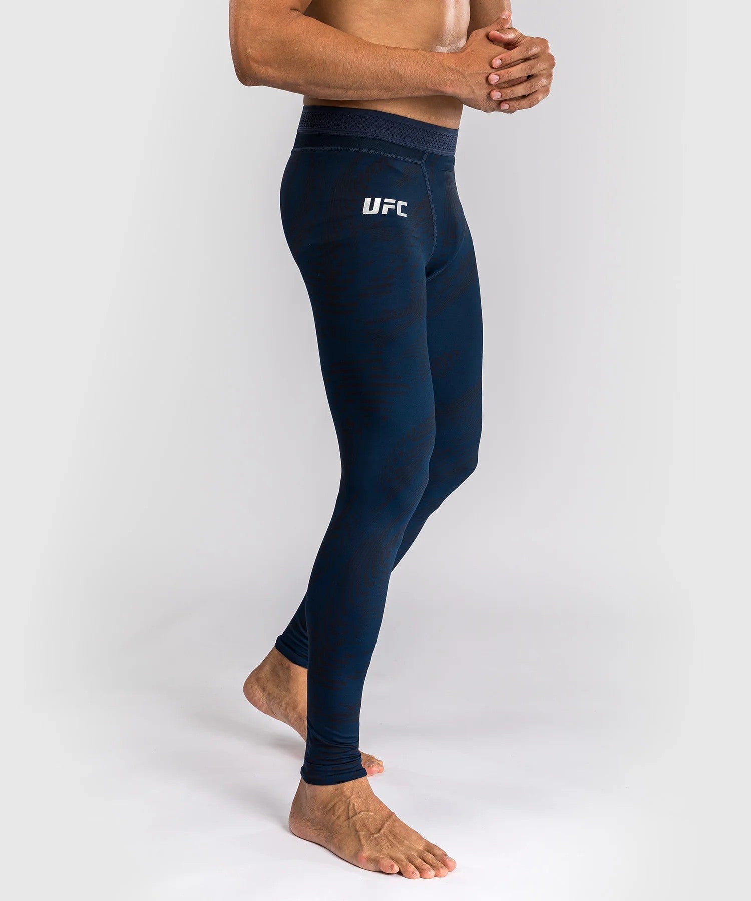 Venum Legginsy męskie UFC Fusion Fight Week Oceanic Blue Granatowe