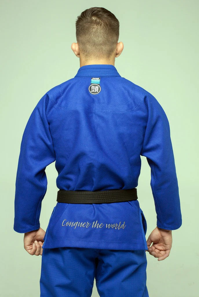 Atama Gi / Kimono BJJ Męskie Mundial Niebieskie