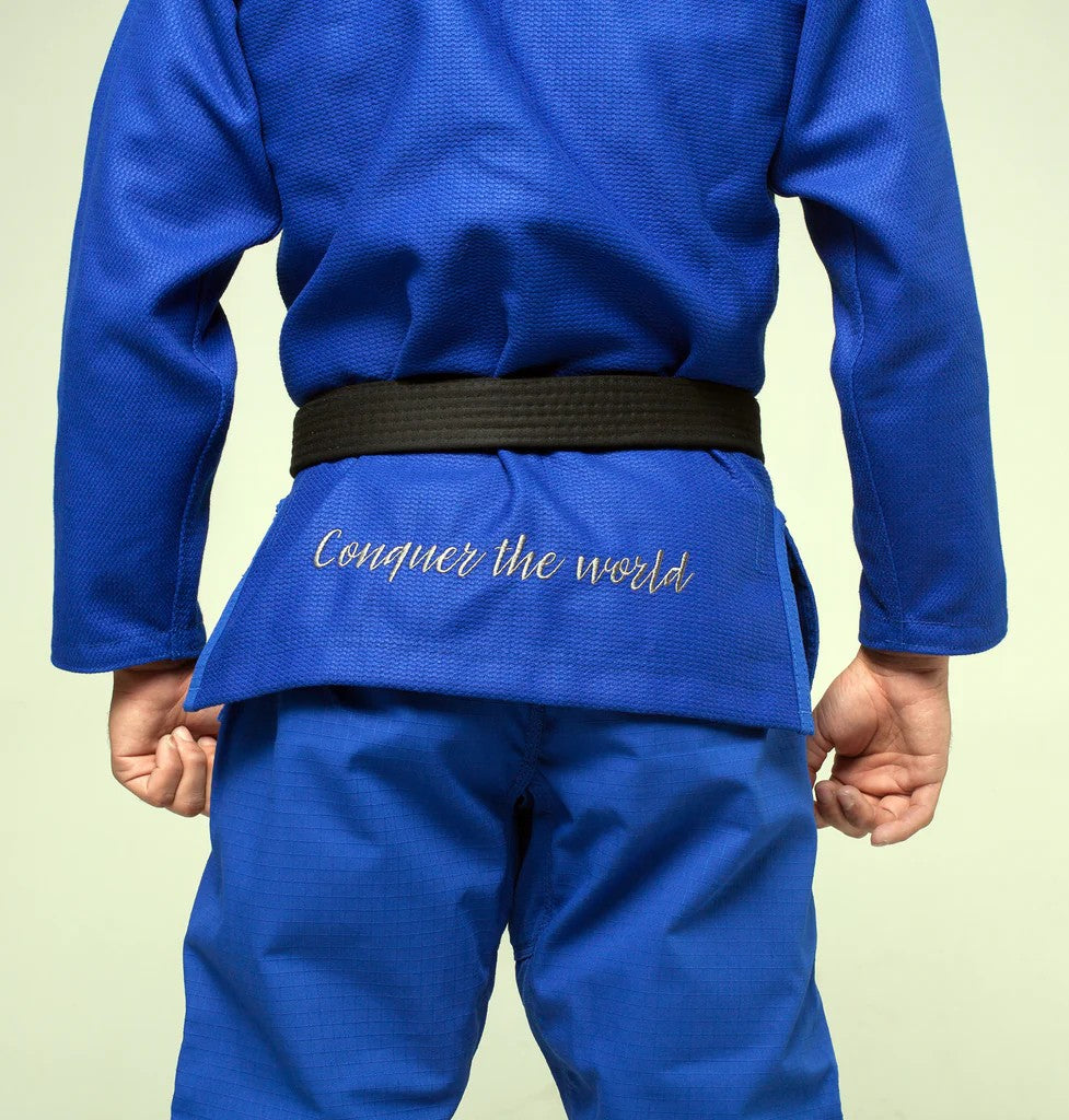 Atama Gi / Kimono BJJ Męskie Mundial Niebieskie