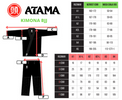 Atama Gi / Kimono BJJ Męskie Mundial Niebieskie