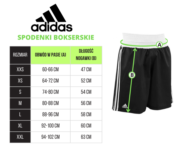 Adidas Spodenki Bokserskie Sportowe Niebieskie