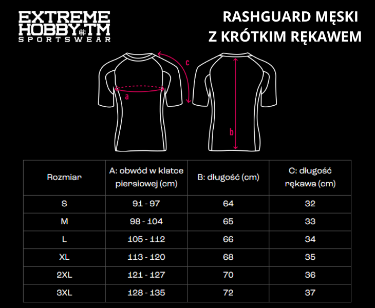 Extreme Hobby Rashguard Męski krótki rękaw HOOLS CZARNY