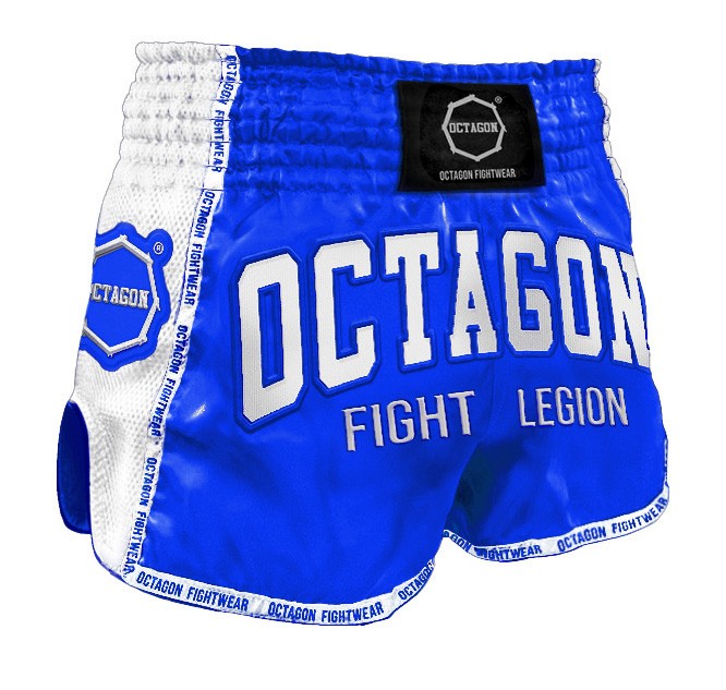 Octagon Spodenki Muay Thai Fight Legion Niebieskie