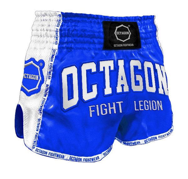 Octagon Spodenki Muay Thai Fight Legion Niebieskie