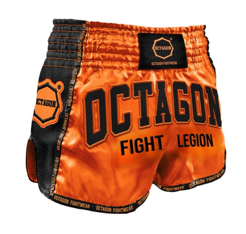 Octagon Spodenki Muay Thai Fight Legion Pomarańczowe