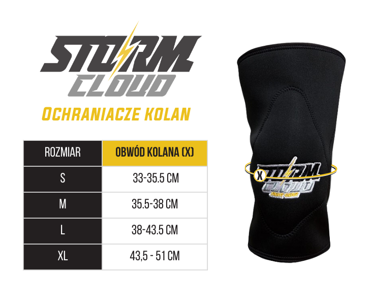 StormCloud Ochraniacze Kolan MMA Grapplingowe