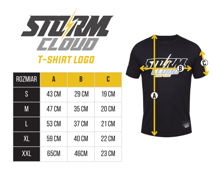 StormCloud T-shirt Logo Biały