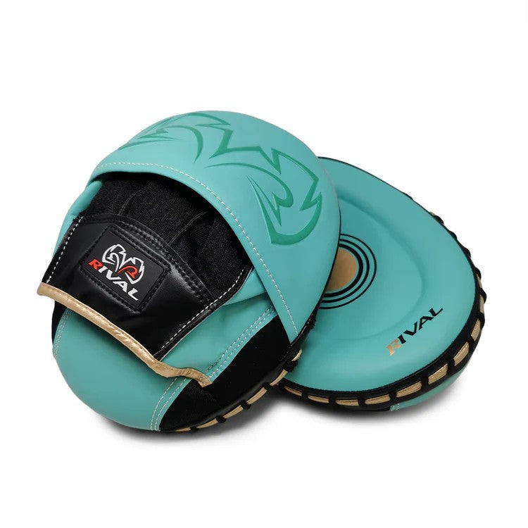 Rival Tarcze Bokserskie RPM80 Punch Mitts Aqua Seledynowe