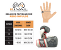 Rival Rękawice Bokserskie przyrządowe RB80 Impulse Białe/Pomarańczowe