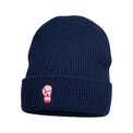 Bokserska Ferajna Czapka Zimowa Beanie z Motywem Rękawicy Bokserskiej Granatowa