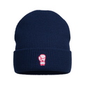 Bokserska Ferajna Czapka Zimowa Beanie z Motywem Rękawicy Bokserskiej Granatowa
