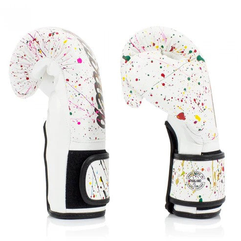 Fairtex Rękawice Bokserskie BGV14 Painter Białe