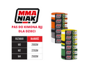 MMAniak pas do BJJ dla Dzieci Pomarańczowy z czarną belką