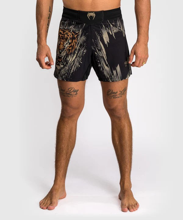 Venum Spodenki do MMA Tiger Black/Neon Orange