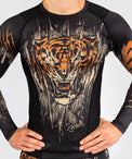 Venum Rashguard Tiger Długi Rękaw Black/Neon Orange