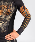 Venum Rashguard Tiger Długi Rękaw Black/Neon Orange
