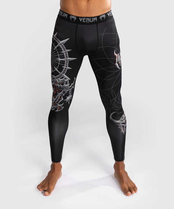 Venum Legginsy Gladiator 5.0 Czarno-srebrne