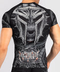 Venum Rashguard Gladiator 5.0 Krótki Rękaw Czarno-srebrny