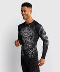Venum Rashguard Gladiator 5.0 Długi Rękaw Czarno-srebrny