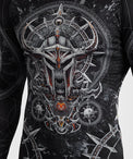 Venum Rashguard Gladiator 5.0 Długi Rękaw Czarno-srebrny