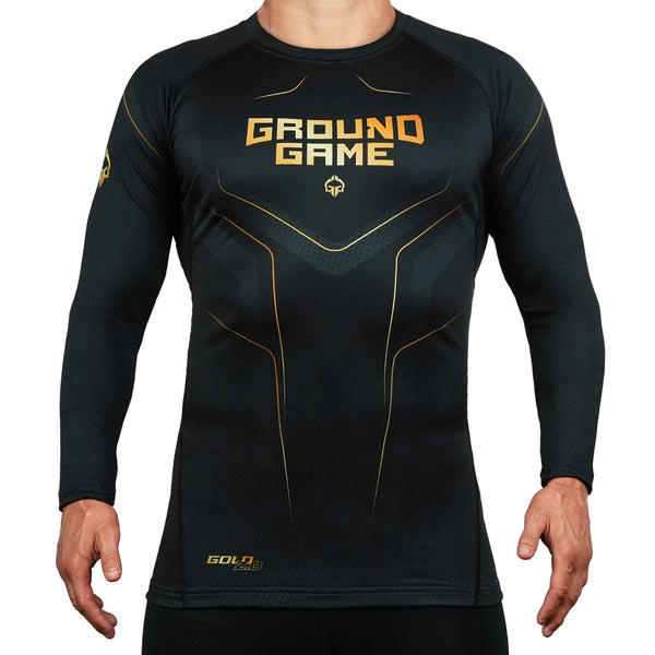 Ground Game Rashguard z długim rękawem Gold 2.0