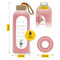 4FIZJO Butelka na wodę szklana 750 ml