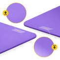 4FIZJO Mata do ćwiczeń fitness NBR 180 × 60 cm - fioletowa