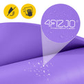 4FIZJO Mata do ćwiczeń fitness NBR 180 × 60 cm - fioletowa