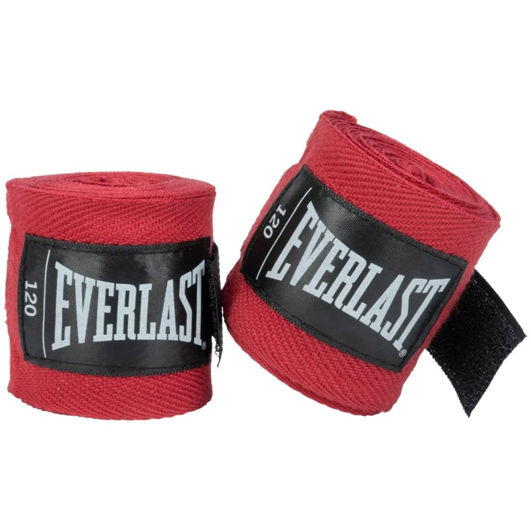 Everlast Owijki - Bandaże Bokserskie Core Czerwone 3m