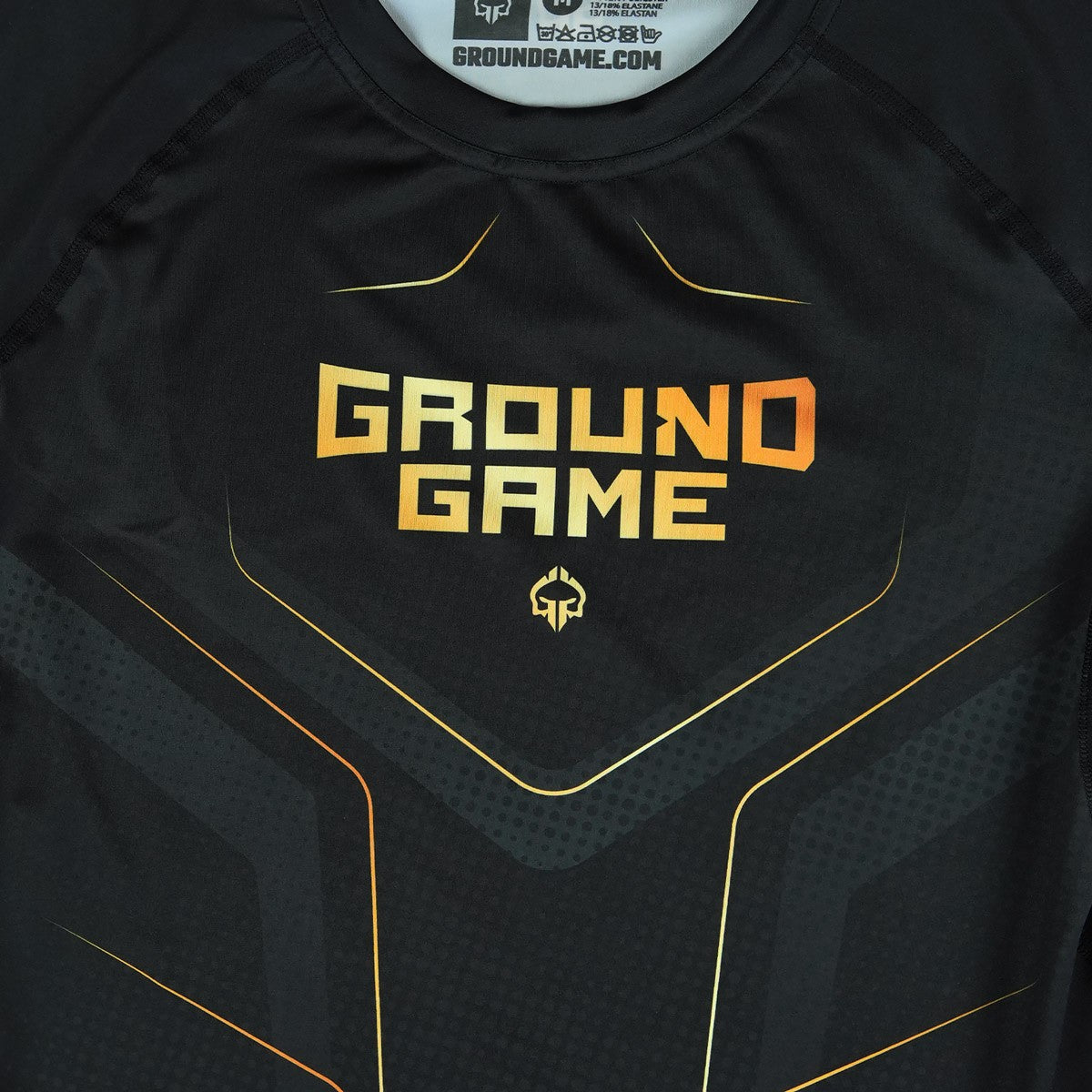 Ground Game Rashguard z krótkim rękawem Gold 2.0