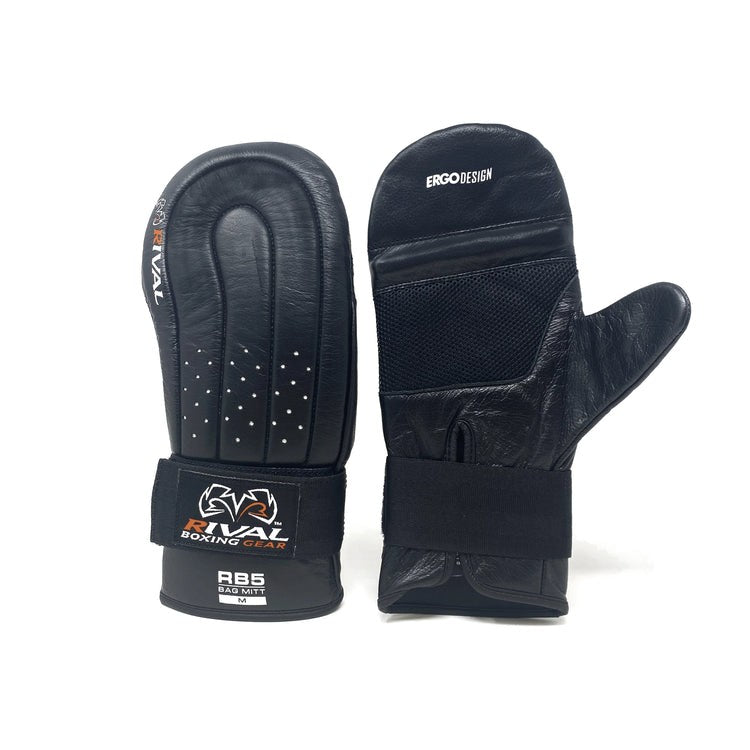 Rival Rękawice Bokserskie Przyrządowe RB5 Bag Mitts Czarne