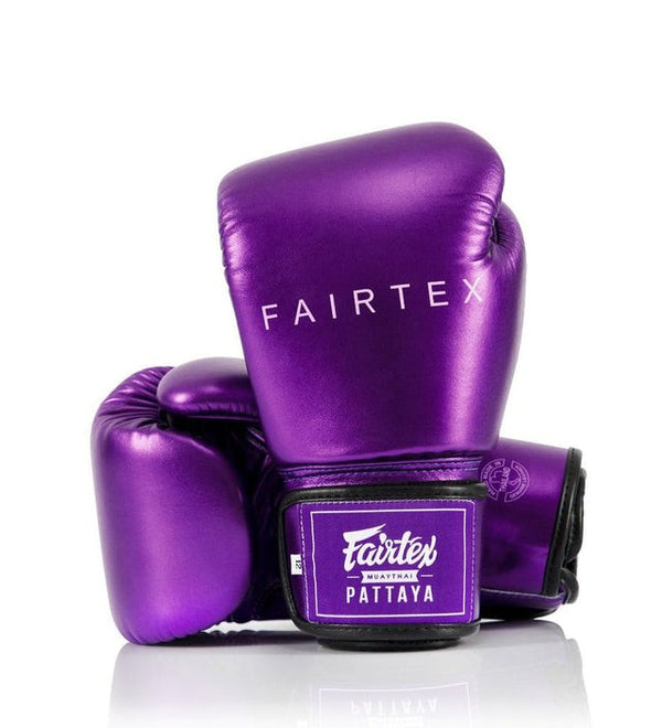Fairtex Rękawice Bokserskie BGV22 Metalic Fioletowe