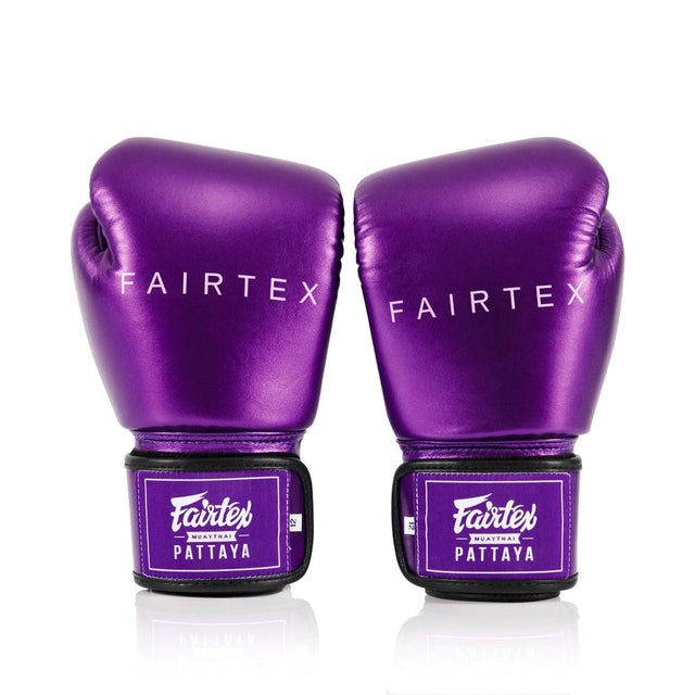 Fairtex Rękawice Bokserskie BGV22 Metalic Fioletowe