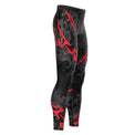Extreme Hobby Legginsy Black Panther Czarno-Czerwony