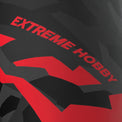 Extreme Hobby Legginsy Black Panther Czarno-Czerwony