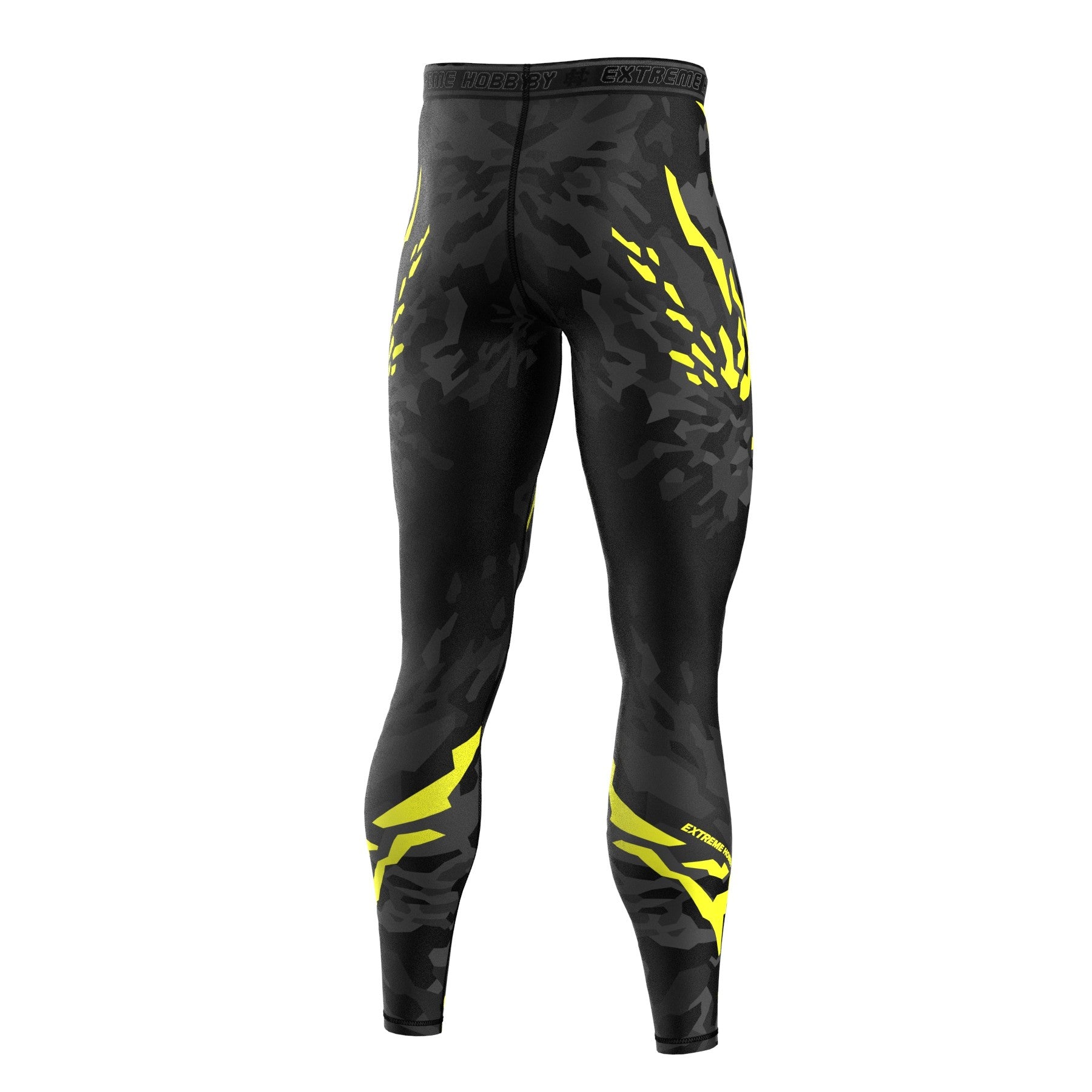 Extreme Hobby Legginsy Black Panther Czarno-Żółte