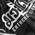 Extreme Hobby Spodenki Muay Thai Black Panther Czarno-Białe