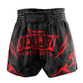 Extreme Hobby Spodenki Muay Thai Black Panther Czarno-Czerwone