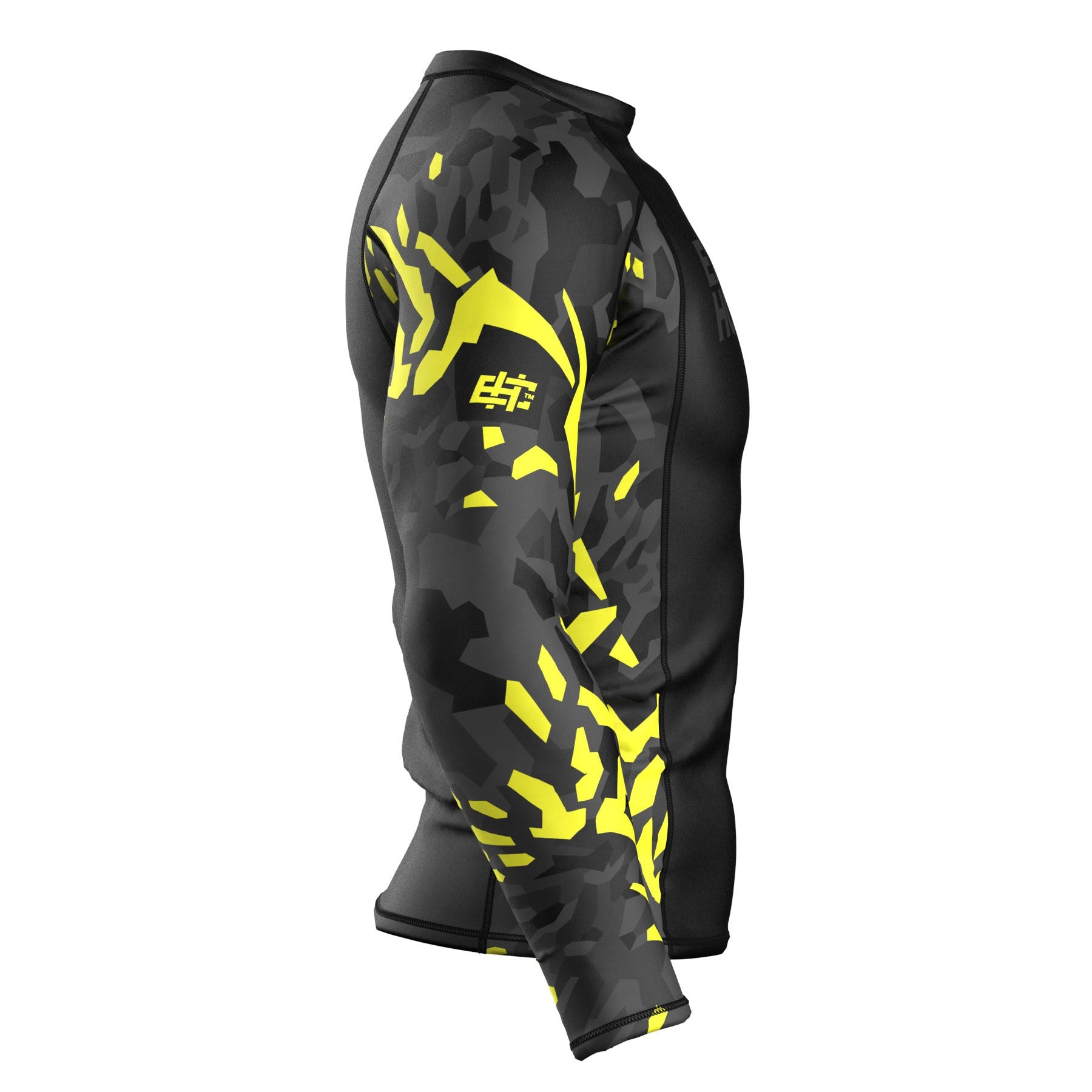 Extreme Hobby Rashguard długi rękaw Black Panther Czarno-Żółty