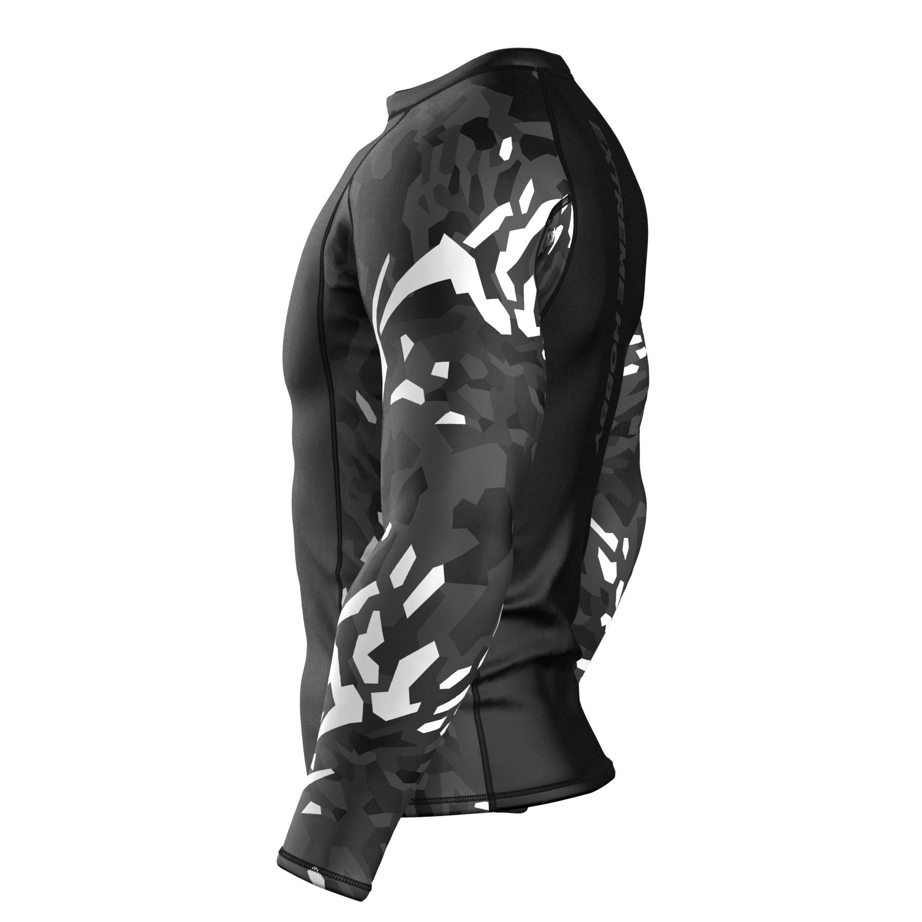 Extreme Hobby Rashguard długi rękaw Black Panther Czarno-Biały