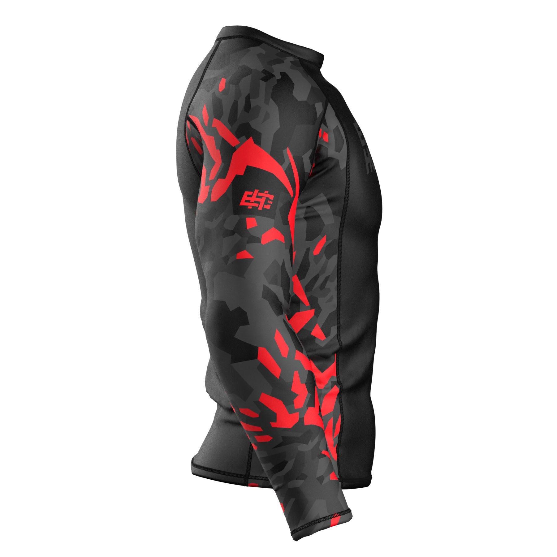 Extreme Hobby Rashguard długi rękaw Black Panther Czarno-Czerwony