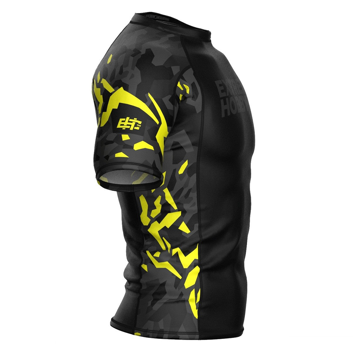 Extreme Hobby Rashguard krótki rękaw Black Panther Czarno-Żółty
