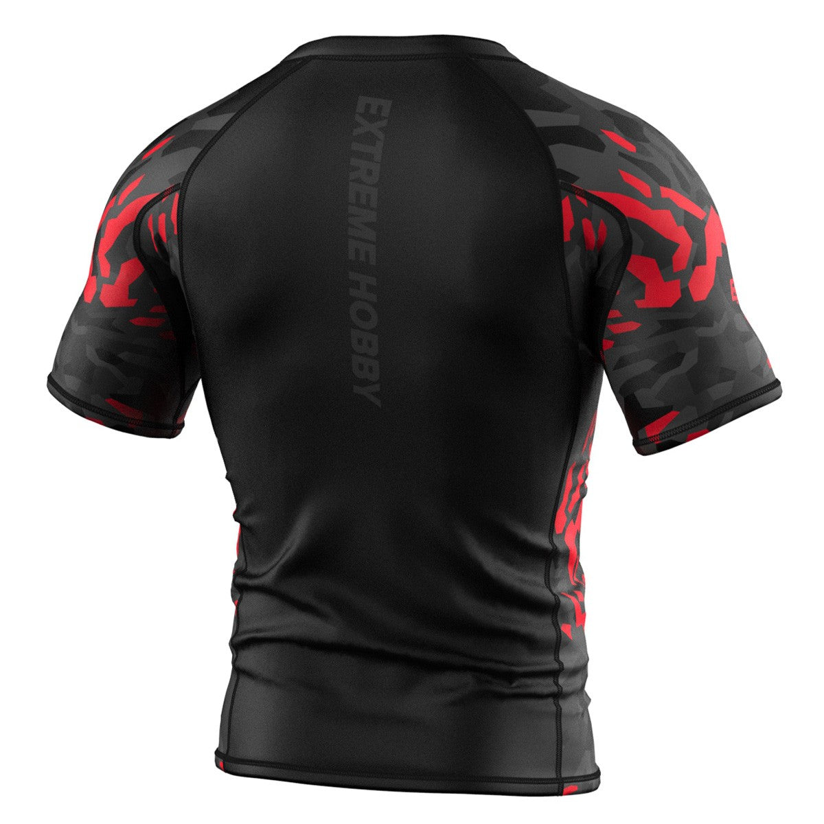 Extreme Hobby Rashguard krótki rękaw Black Panther Czarno-Czerwony