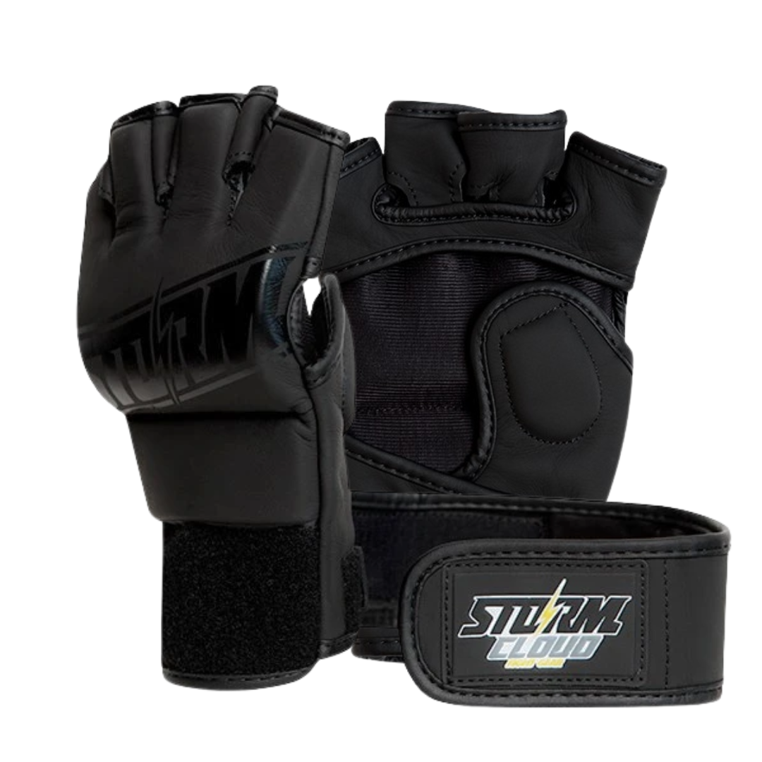 StormCloud Rękawice do MMA Tempest Czarne/Czarne 4oz