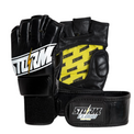 StormCloud Rękawice do MMA Tempest Czarne/Żółte 4oz