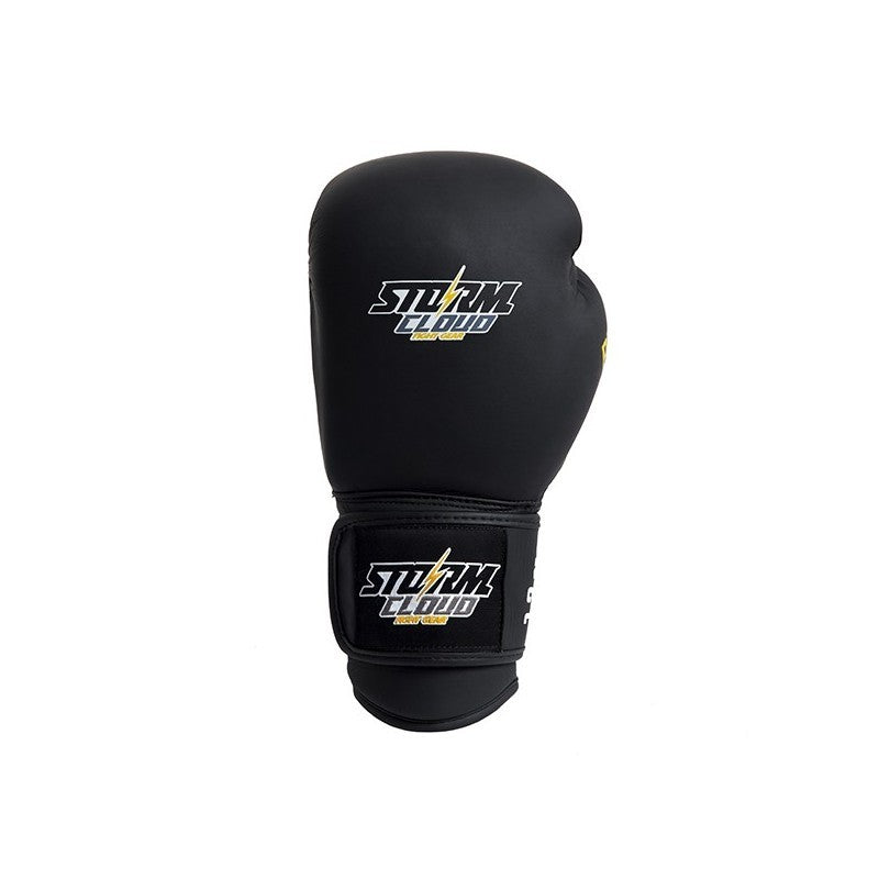 Zestaw bokserski PRO Rękawice bokserskie Boxing Pro Czarne + owijki premium + ochraniacz na zęby