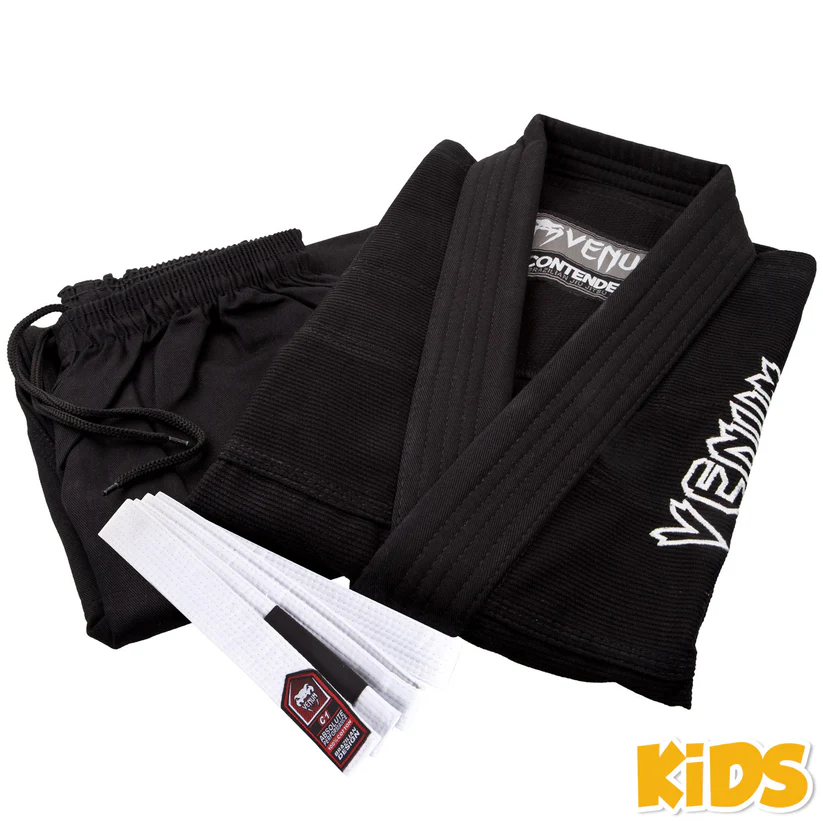 Venum Kimono/Gi dla dzieci Contender Czarne + biały pas