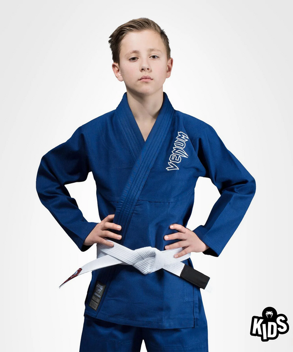 Venum Kimono/Gi dla dzieci Contender Niebieskie + biały pas
