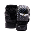 Zestaw MMA Rękawice MMA Lynx Czarno-Szare + Ochraniacze Kolan + Ochraniacz Szczęki PRO + Owijki HW 1.0 2,5M