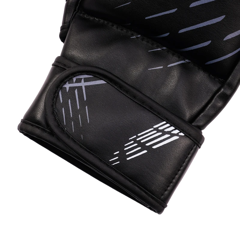 Zestaw MMA Rękawice MMA Lynx Czarno-Szare + Ochraniacze Kolan + Ochraniacz Szczęki PRO + Owijki HW 1.0 2,5M